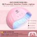 Modelones 28 Colors Gel Nail Kit with 48W Nail Lamp - DIY Home Nail Curing Set for Women in Orange Red - Buy Online on SooperMarket.com