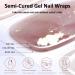 Semi Cured Gel Nail Strips Toenail Wraps Soft Self-Adhesive Gel Pedicure Stickers Salon-Quality Long Lasting Easy to Apply & Remove (Glitter & White) - Buy Online on SooperMarket.com
