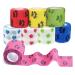 8 Rolls Dog Bandage Self Adhesive Cohesive Dog Bandage Vet Wrap for Dogs Non-Woven Elastic Dog Paw Bandage for Legs Paws Wrist Ankle 5cm X 4.5m (Multicolor)