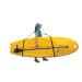 Pelican Boats - Universal SUP & Kayak Comfortable Carrying Shoulder Strap  PS1295-1 - Universal Adjustable Sling with Built-in Paddle Loop