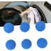 Eco Laundry Dryer Silicone Balls Silicone Laundry Dryer Reusable Balls Practical Reduce Drying Time Eliminate Wrinkles Reusable for Apartment (Blue 6 PCS) - Buy Online on SooperMarket.com