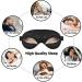 Eyelash Pattern Soft Sleep Eye Mask | Breathable Eye Patch for Women | Perfect for Travel & Relaxation - Buy Online on SooperMarket.com