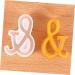 STOBOK 4pcs Silicone Mold Epoxy Resin Silicone Resin Molds Silicone Gummy Molds Diy Sign Mold Crystal White 4.8X4.2CM - Buy Online on SooperMarket.com