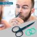 Nail Scissors Toenail Scissors Mustache Face Nose Ears Hair Care Beauty Cuticle Scissors Manicure Pedicure Sharp Curved Blades Professional Scissors for Men Women 3.7 - Buy Online on SooperMarket.com