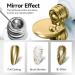 MIZHSE Gold & Silver Metallic Gel Nail Art - 3D Mirror Paint for Stunning French Designs | 7ML Soak Off Manicure Set - Buy Online on SooperMarket.com