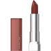 Maybelline Color Sensational Lipstick  Lip Makeup  Cream Finish  Hydrating Lipstick  Nude  Pink  Red  Plum Lip Color  Double Shot  0.15 oz  (Packaging May Vary) 111 DOUBLE SHOT 0.15 Ounce (Pack of 1)
