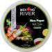 Lyan Mekong River Banh Trang Vietnamese Rice Paper Round 22cm - 300g - Pack of 3 | Gluten-Free | Vegan | Halal | 100% Natural Rice Paper 300g (Pack of 3) - Buy Online on SooperMarket.com
