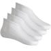 2 pairs of moisturizing socks foot spa socks made of cotton cosmetic socks for dry and torn skin and cornea white