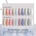Saviland 19Pcs Dip Powder Nail Kit Starter | 10 Glitter White Pink Clear Colors | Nail Art Set with Base, Activator, Top Coat, Brush Saver, and Liquid Set - Buy Online on SooperMarket.com