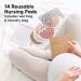 Organic Bamboo Nursing Breast Pads - 14 Washable Pads + Wash Bag - Breastfeeding Nipple Pad for Maternity - Reusable Nipplecovers for Breast Feeding (Lovelle  Large 4.8") Lovelle Large 4.8" - Buy Online on SooperMarket.com