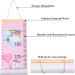 Heyu-Lotus Kids Height Chart 200X20CM - Removable Canvas and Wood Growth Chart for Boys Girls Bedroom Decoration (Unicorn 1) - Buy Online on SooperMarket.com