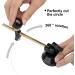 ANCIRS 30cm Circle Glass Cutter - Adjustable with Round Knob Handle and Suction Cup - Buy Online on SooperMarket.com