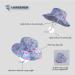 LANGZHEN Baby Girls Sun Protection Beach Hat with Chin Strap - Purple, 1-2 Years - Buy Online on SooperMarket.com