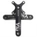 BUCKLOS US Stock 104 BCD Mountain Bike Single Speed Crankset, 170mm MTB Square Taper Crankset with Plating Chainring (Multicolor) 30/32/34/36/38T, Replacement for Bicycle Crank Arm Set Only Crank Only Crank
