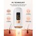 Permanent Painless Laser Hair Removal Device for Women - 999,999 Flashes, 5 Energy Levels, 2 Modes - Ideal for Face, Body, Bikini - Gold+White - Buy Online on SooperMarket.com