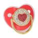 Shop Soothing Red Baby Nipples | Comfortable Pacifiers for Sleep & Comfort - Buy Online on SooperMarket.com