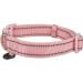 YUDOTE Dog Collar Medium Strong Reflective Nylon Webbing with Soft Comfy Neoprene Padded Linning for Medium Dogs Daily Use Pink M (Pack of 1) Pink - Buy Online on SooperMarket.com