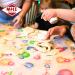 Mommy's Helper No Mess Splat Mat - Printed | Waterproof Baby Floor Protector - Buy Online on SooperMarket.com