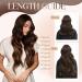 Brown Clip in Hair Extensions Real Human Hair 16 Inch 65g Hair Extensions Clip in 8 Pieces Clip in Hair Extensions - Buy Online on SooperMarket.com