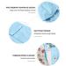 SOLOCOTE Kids Rain Jacket | Hooded & Lined Rubber RainCoat | Waterproof & Windproof | Size 11-12Y | A-Light Blue - Buy Online on SooperMarket.com
