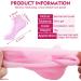 Silicone Socks for Feet - Anti-Slip Moisturizing Foot Mask (4 Pack) + 60g Foot Cream - Soothing Care for Cracked Skin - Skin Color & Pink - Buy Online on SooperMarket.com