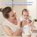 CLdy Baby Biting Toys - 2 BPA-Free Silicone Teething Rings for Babies 3 Months+ - Soft & Stimulating Toothbrush Aid in Blue & Pink - Buy Online on SooperMarket.com