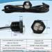 NBWDY 4Pcs RGB Marine Boat LED Lights - Waterproof NPT Drain Plug Light for Boat, Pontoon, Kayak, Yacht - APP & IR Remote Control - IP68 Waterproof - Buy Online on SooperMarket.com