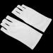 TITA-DONG Professional Manicure Gloves Stretchy Fingerless Fiber Cotton Nail Lamp Gloves for Home Salon Non Slip UV Protection Driving Gloves Summer Outdoor Gloves for Women and Girls(White) - Buy Online on SooperMarket.com