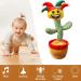 Dancing Cactus Toy - Singing Plush Interactive Repeating & Dancing Fun - Grinning Gus the Horned Cactus - USB Rechargeable - Christmas Decoration Piece - Buy Online on SooperMarket.com