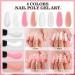Morovan 2oz Poly Extension Gel - Large Capacity Builder Nail Gel - Long-Lasting Nude Pink Colors - Ideal for Beginners and Professionals - DIY Nail Design Set - Buy Online on SooperMarket.com