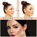 2 Color Dual Cream Contour Stick Set - Lightweight & Waterproof Highlighter and Bronzer Stick - Long Lasting Face Makeup Stick (W01LIGHT) - Buy Online on SooperMarket.com