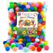 Caydo 400 Pieces 1 Inch 20 Colors Pompoms Arts and Crafts Pom Poms Balls for Hobby Supplies and Creative Craft DIY Material