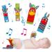 Yorgewd 4 pack baby rattling toys wrist and socks soft plush development toys baby gift for newborn girls and boys