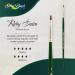 Silver Brush Limited 2503S1 Ruby Satin Filbert Brush Size 1 for Fluid Acrylics - Short Handle - Buy Online on SooperMarket.com
