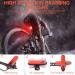 BURNINGSUN Bike Light Set & Horn - Solar Powered USB Rechargeable 4 Mode Headlight Taillight Combo for Cycling Safety + LED Speaker Bell - Buy Online on SooperMarket.com