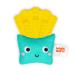 Bright Starts Side of Smiles French Fries Teether with Crinkle Textures BPA Free Unisex 3 Months+