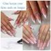 Extra Strong Solid Nail Gel Glue for Press on Nails, Acrylic Tips, and Extensions - Cured for Added Strength - Rhinestone Adhesive Included - Buy Online on SooperMarket.com