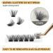 QUEWEL Mega-D Cluster Lashes 72 Pcs | C/D Curl 8-16mm | DIY Eyelash Extensions - Buy Online on SooperMarket.com