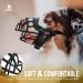 Onetigris Soft Silicone Dog Muzzle | Basket Cage Mouth Cover for Training & Grooming | XL Size for Medium Large Aggressive Dogs - Buy Online on SooperMarket.com