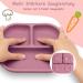 Mojinl Baby Silicone Dishes Set | 4-Piece BPA Free Suction Cup Tableware for Kids | Dishwasher Safe Pink Baby Dining Set - Buy Online on SooperMarket.com