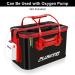 Foldable Fishing Bucket 6Gal/23L - Portable Live Bait Container for Outdoor Camping - Black EVA Fishing Bag for Kids and Adults - Buy Online on SooperMarket.com