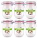GreatVita Organic Coconut Oil virgin pack of 6 (6 x 1000 ml) in a swing top jar 1 l (pack of 6) Single