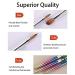 Professional Acrylic Nail Brush Set - 12 Soft Bristle Brushes for DIY Manicure Pedicure at Home Salon - Buy Online on SooperMarket.com
