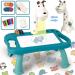 Puppy Projector Drawing Board, Trace and Draw Projection Drawing Painting Board Table Set for Kids Toddler 3 Years Old