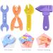 AUXHCYL 6 Pack Silicone Baby Teething Toys for 0-6 Months - Hammer, Wrench, Spanner, Pliers Shapes - Molar Teether Chew Toys for Infants - Buy Online on SooperMarket.com