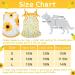 Pineapple Sunflower Large Pet Dress & Shirt Set - 4 Piece Cute & Breathable Puppy Clothes - Buy Online on SooperMarket.com