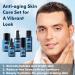Men's Anti-Aging Skin Care Kit - Reduce Wrinkles & Hydrate | Unique Gift for Him - Perfect for Christmas Stocking Stuffers - Buy Online on SooperMarket.com