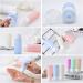 Rogue Silicone Travel Bottles Set - 6x85ml Toiletries Container for Shampoo Shower Gel & Personal Hygiene | Perfect Travel Essentials - Buy Online on SooperMarket.com
