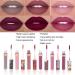 6PC Matte Nude Liquid Lipstick Set | Long-Lasting Easy Application Intense Color & Hydration Perfect for All Skin Types - Buy Online on SooperMarket.com