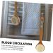 BCOATH Bamboo Handle Bath Cleaner Brush - Double-Sided Scrubber for Shower and Body Scrubbing - Buy Online on SooperMarket.com